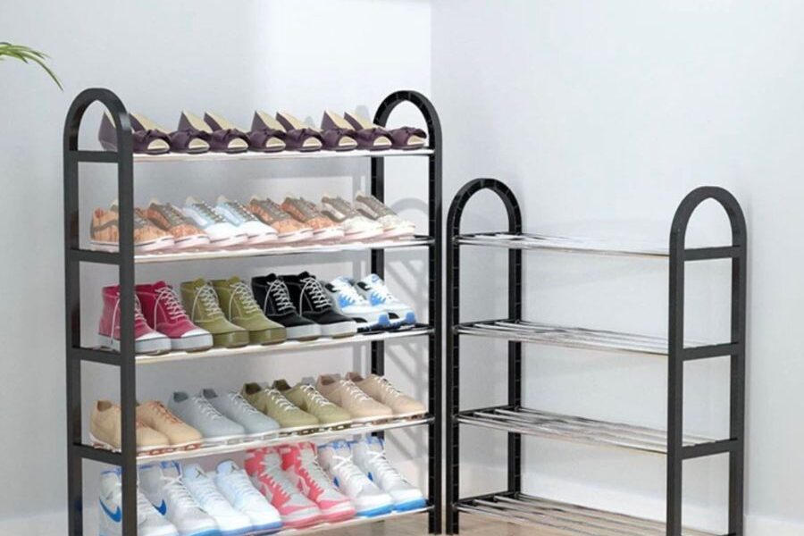 Sapateira 4 ou 5 Andares Multiuso Desmontável Organizadora Multiuso Sapatos Livros Brinquedos