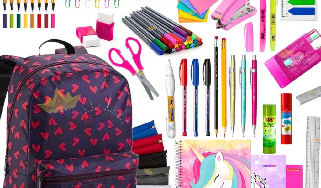 Kit Material Escolar Feminino Completo 42 Itens Volta As Aulas 2026 Menina
