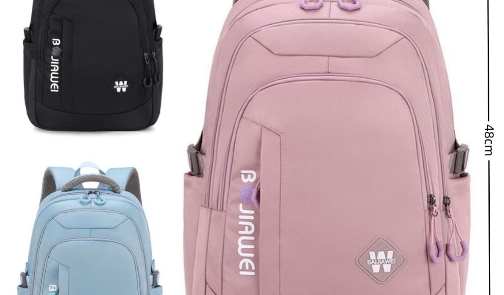 Mochila Feminina de grande capacidade para estudantes do ensino médio para viagens escolares
