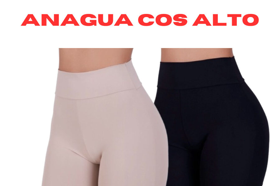 Kit 2 Short Anágua Modeladora Cintura Alta Segunda Pele Térmica Cos Alto Maternidade