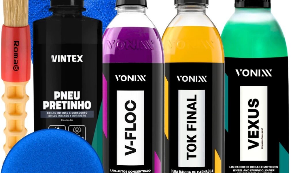 KIT SHAMPOO V-FLOC CERA TOK FINAL VEXUS VONIXX PRETINHO VINTEX Líder