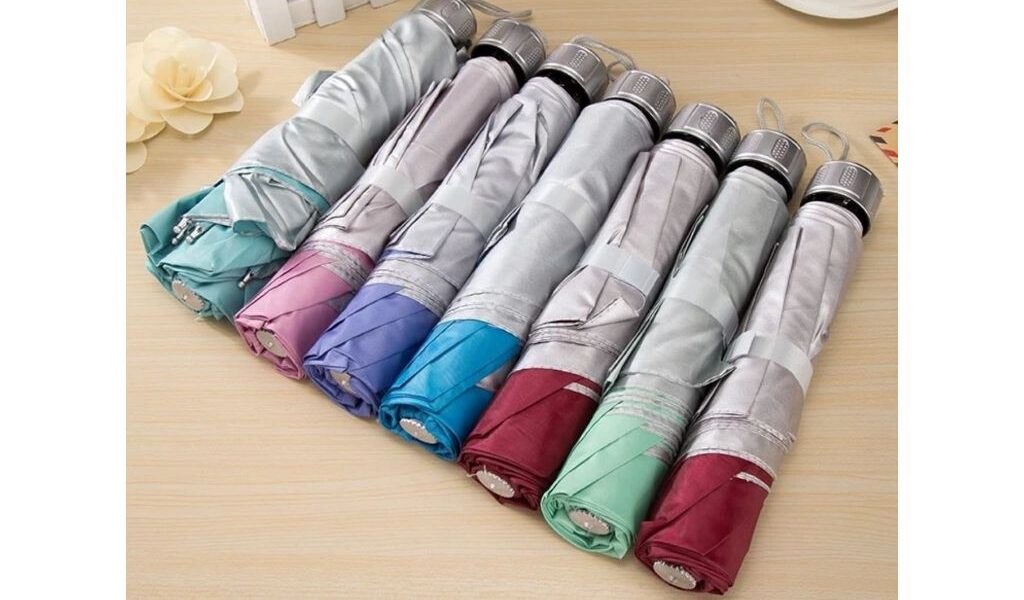 Guarda Chuva Sombrinha Pequeno Com Proteção Solar Uv Contra Vento Cor Sortidos aleatórias 565