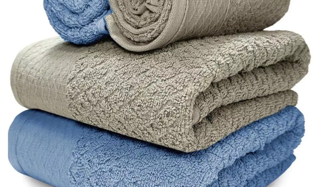 Jogo 2 Toalhas de Banho Capri Atlântica + 2 Toalhas de Rosto 100% Algodão Alta Absorção 430 g/m²