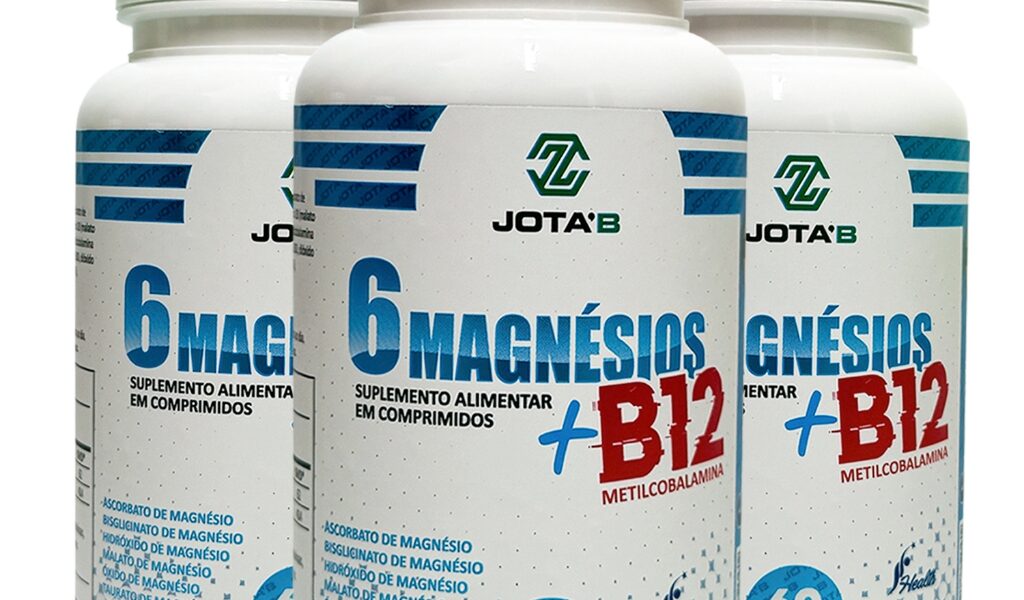 KIT 3 6 Magnésios + B12 Metilcobalamina – JOTA'B - Energia, Músculos e Sistema Nervoso