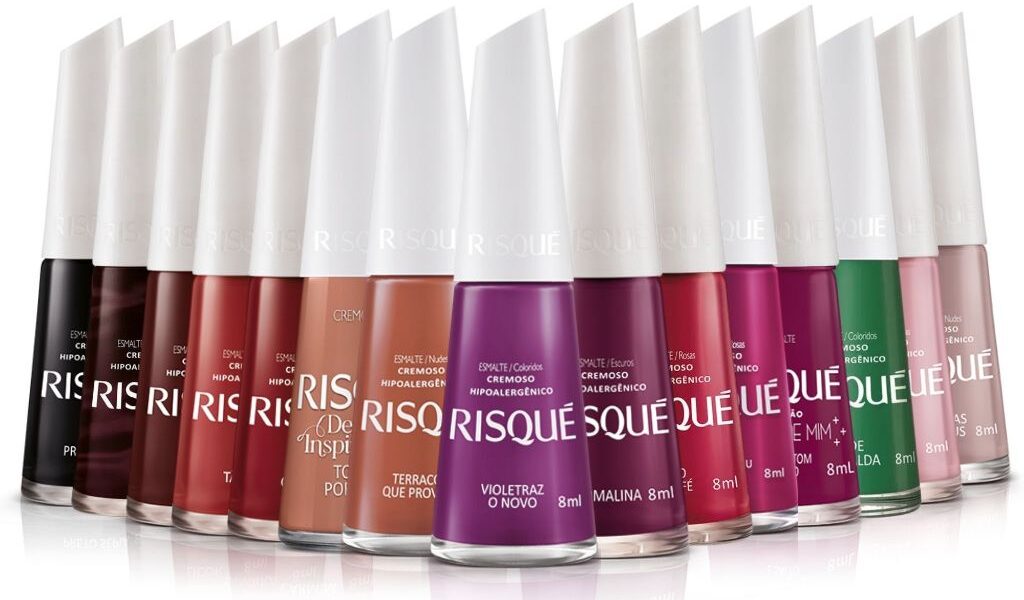 Kit 15 Esmaltes Risque Atacado Cores Tons Quentes Vermelho Laranja Roxo