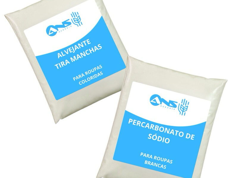 Kit Eficaz: Tira Manchas Alvejante 1kg + Percarbonato de Sódio 1kg para Limpeza Poderosa!