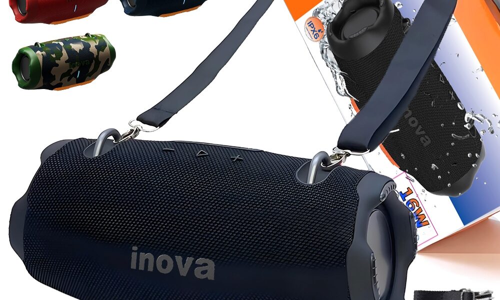 Inova Caixa de Som Xtreme 4 MINI Bluetooth portátil SD Pen Drive Rádio FM Pronta Entrega