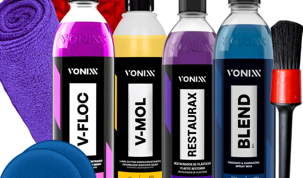 Kit Tratamento Estética Vonixx Cera Blend Restaurax Shampoo V-Mol V-Floc 500m vonixx