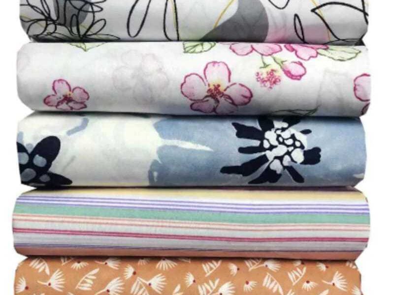 Kit 5 Lençol Casal Queen Estampado com Elástico Avulso Pacote Com 5 Lençóis Estampas Sortidas