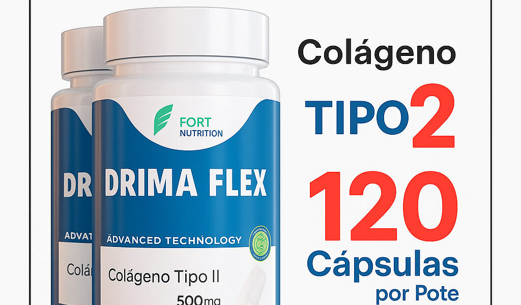 Colageno Tipo 2 120 Capsulas extra ossos e cartilagens fortes
