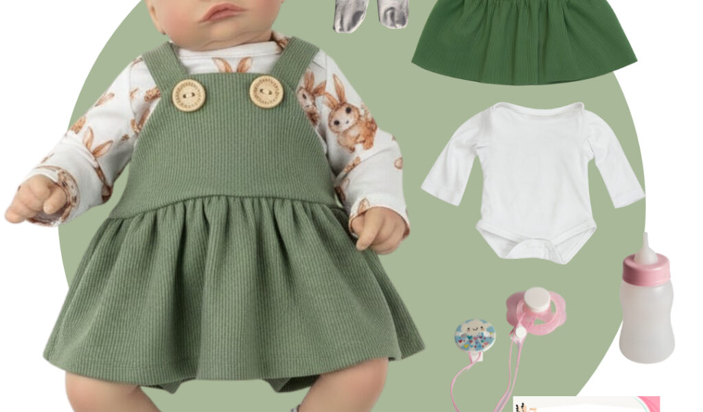 Boneca Bebe Reborn Realista Silicone Rosalie Baby Kit Luxo Enxoval Completo