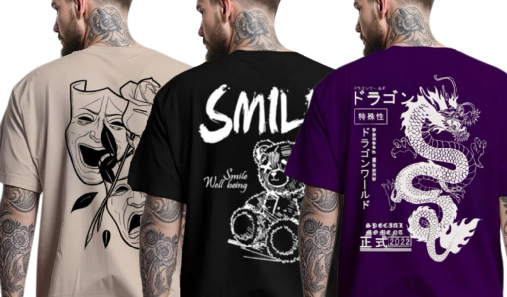 Kit 3 Camisetas Masculinas Estampada Streetwear Algodão Fio 30.1 (Disponível em Diversas Cores)