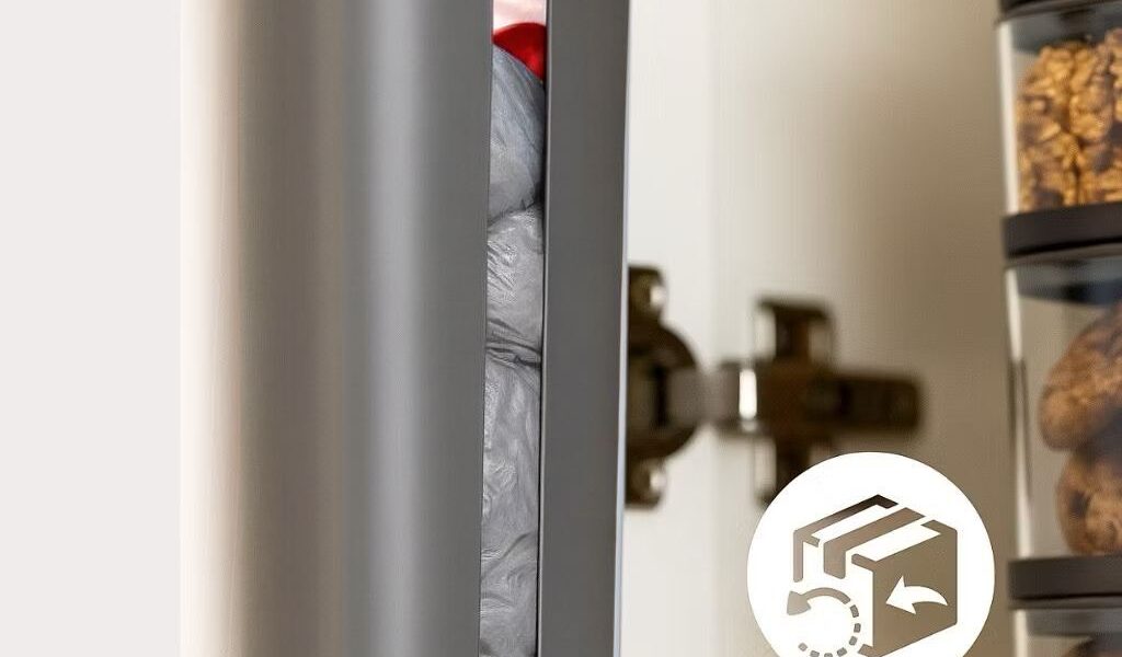 Porta Sacola Cinza Dispenser de Parede Puxa Saco Envio Rápido