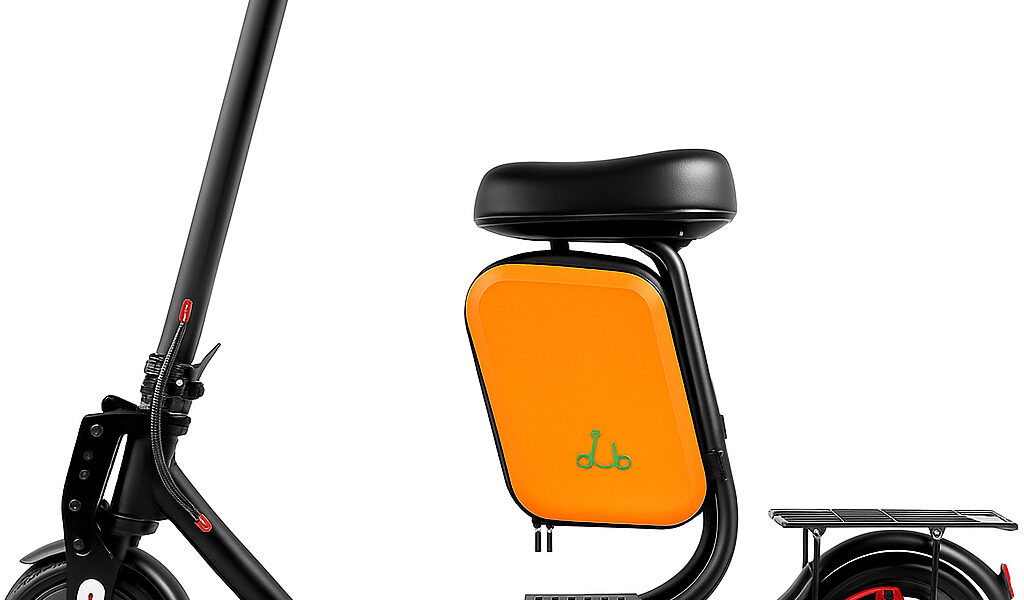 Patinete Elétrico Adulto Profissional 350W Com Banco Bag de 11L Suporta Até 150Kg Alcance de 45Km/h