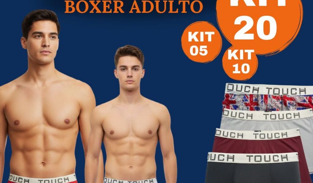 Kit 20, 10 e 5 Cuecas Boxer Microfibra Masculino Adulto Sortido Forro 100% Algodão