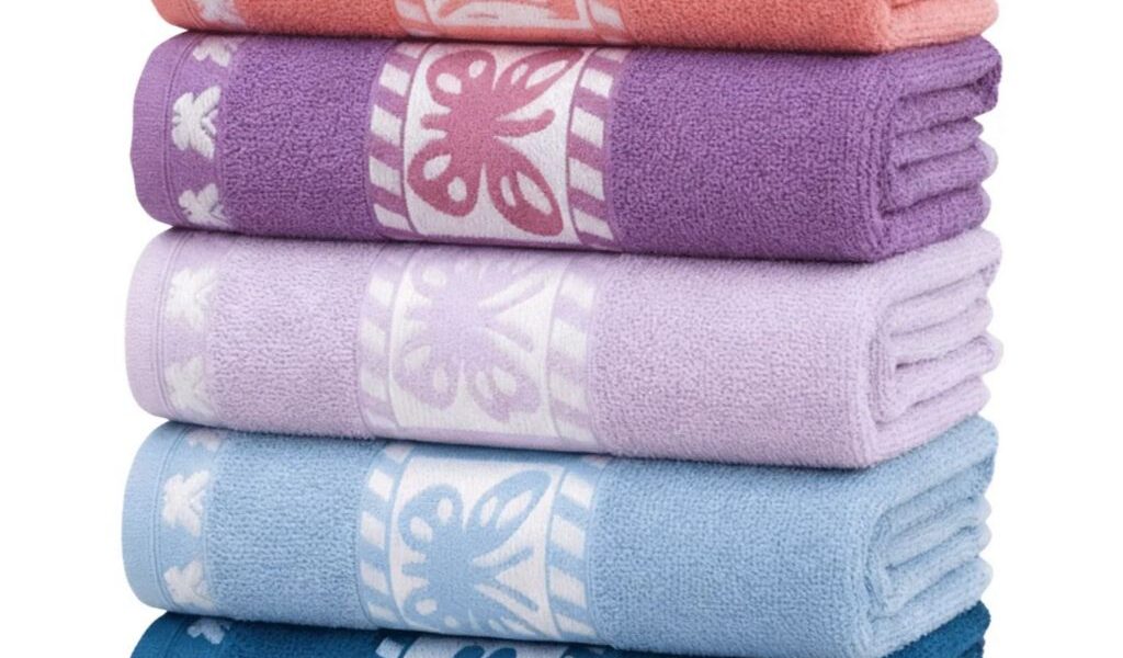 Kit 5pçs Toalha de Banho Bela e Confortável 70x1,40cm 100% Algodão 400 g/m² Direto de Fábrica