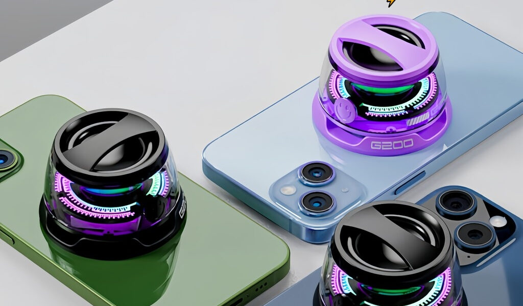 KIT 2 Caixa de Som Bluetooth Magnética Sem Fio G200, Mini Caixa de Som Portátil Multifuncional para Celular