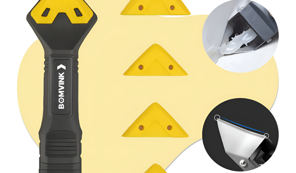 Espátula Para Aplicar e Raspar Rejunte Aplicação Silicone Plástico Raspador Remover Silicone Velho Multiuso