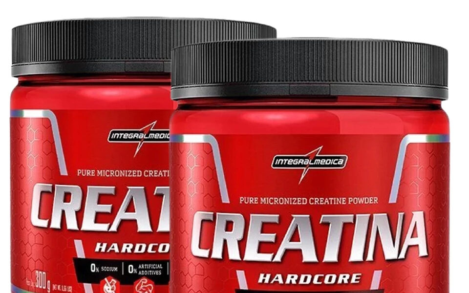 Kit 2x Creatina Hardcore 300g Integralmedica - Melhor Resistência no treino