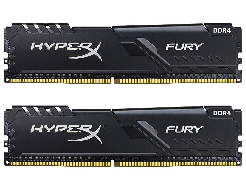 Kingston HyperX FURY DDR4 16GB 8GB 4GB 3200MHz 2666MHz 2400MHz 2133M PC4 Memória RAM Desktop 288Pins