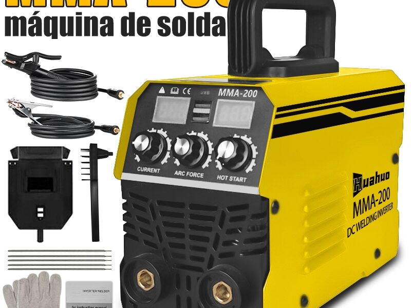110V/220V Máquina De Solda Inversora MMA-200 Tecnologia IGBT Ferramenta De Soldagem Portátil