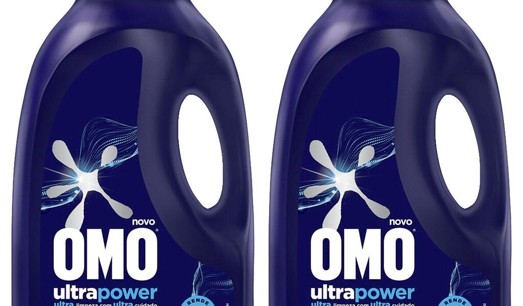 Kit 2 Lava-Roupas Líquido Omo Ultra Power 1,8l