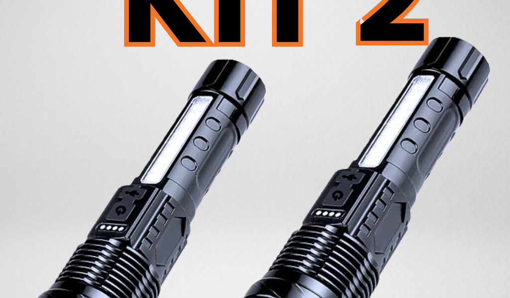 Lanterna Tática Led Laser Alta Potencia Militar Super Forte Zoom Recarregável USB Emergência 1568