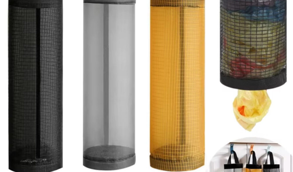 Organizador de Sacolas Dispenser Organizadora De Plástico Para Armazenamento De Sacolas De Cozinha