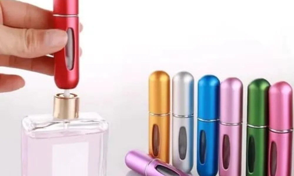 Porta Perfume Recarregavel Portatil Spray 5ml