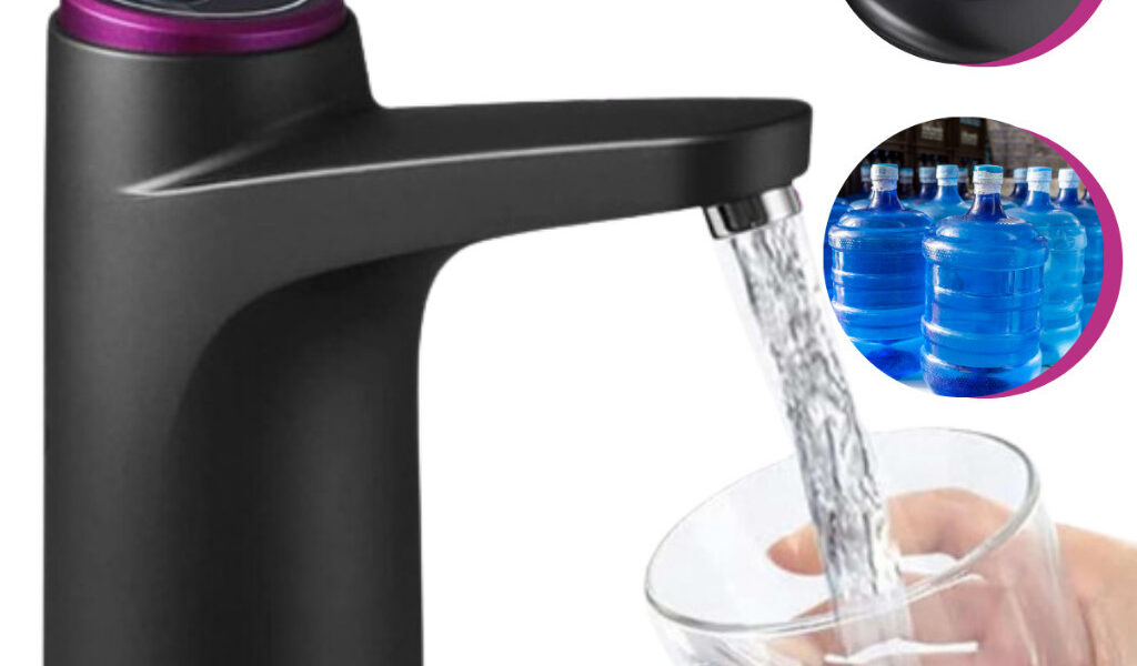 Bebedouro Bomba Elétrica Para Galão Água Bomba Recarregável Facil Instalar Para Galão De 5L/10L/20L