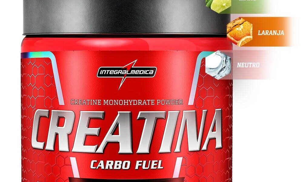 Integralmédica - Creatina Carbo Fuel - Pote 300g - Suplemento para Força e Desempenho Muscular