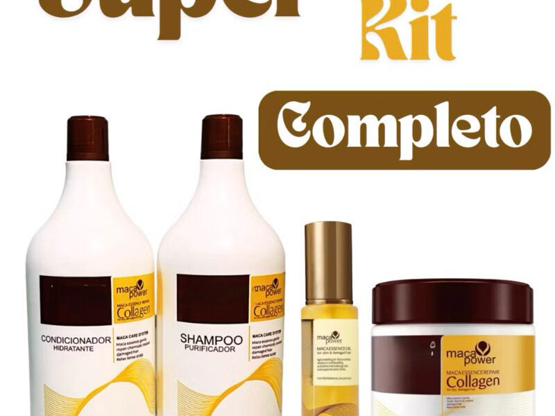 Kit 4 Unidades – Mascara de Tratamento 500g + Shampoo e Condicionador 1L + Óleo