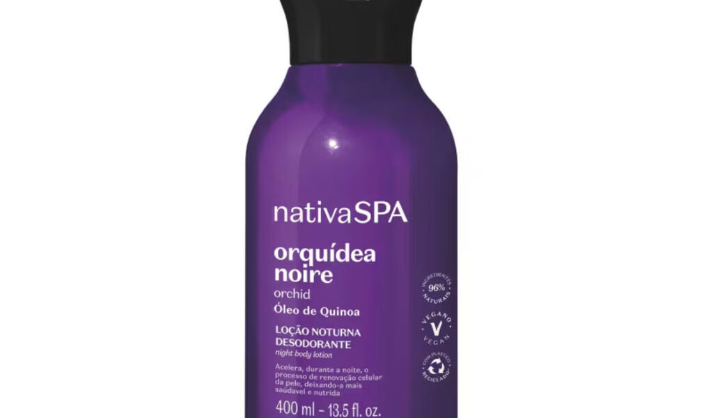 Loção Noturna Desodorante Corporal Nativa Spa Orquídea Noire – 400ml