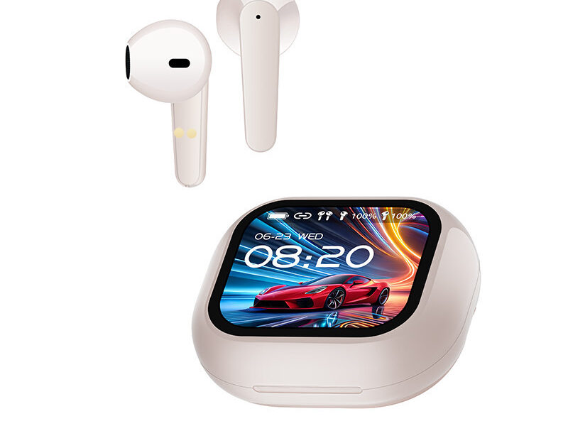 Fone De Ouvido Aplicativo BE-166 Microfones E Bluetooth 5.4 Com Tela Recebe Mensagem Musica