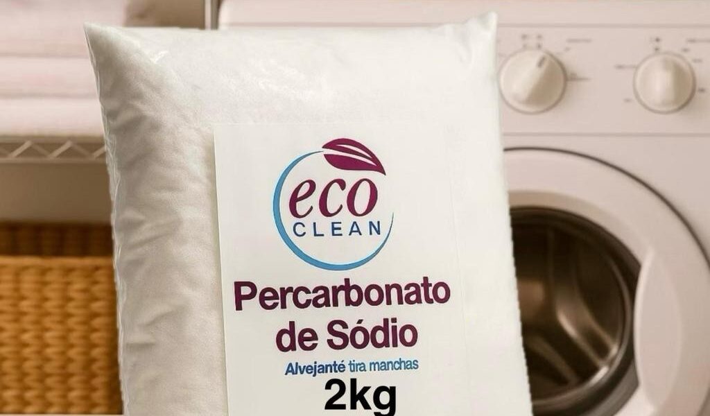 Percarbonato de Sódio 100% Puro Limpeza Em Geral Tira Manchas Roupas Brancas 500g/1kg /2kg