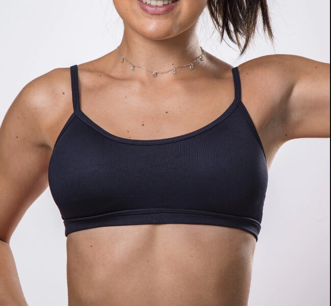 Top Fitness Suplex Sem Bojo Nadador Alça Fina Alta Compressão Academia Preto