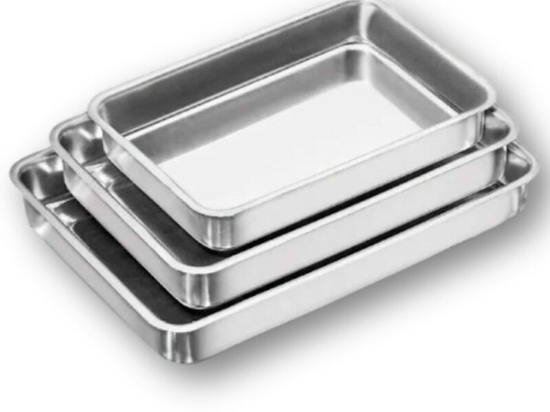 Jogo De Assadeira Forma de Bolo Retangular Com 3 Peças - Padrão Tabuleiro Forma Para Biscoito, Forma de Rocombole