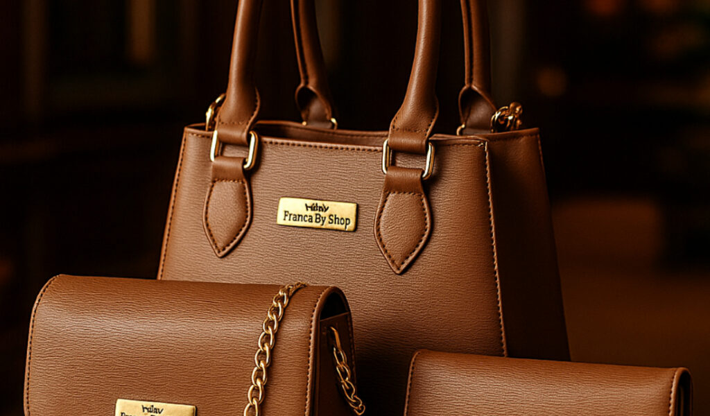 Kit 3 Peças Bolsa Feminina Media Elegante Atacado Revenda