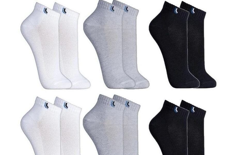 Kit 6 Pares Lupo Cano Curto Soquete 100% Algodão Novas Cores Diferentes Cores