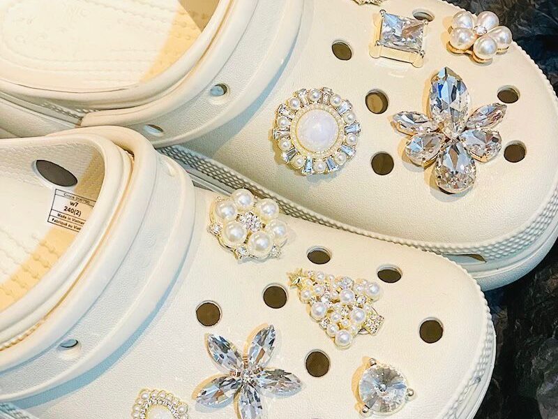 Jibbit Shoe Charms 6 Peças De Decorações De Estilo Acessórios Com Botões