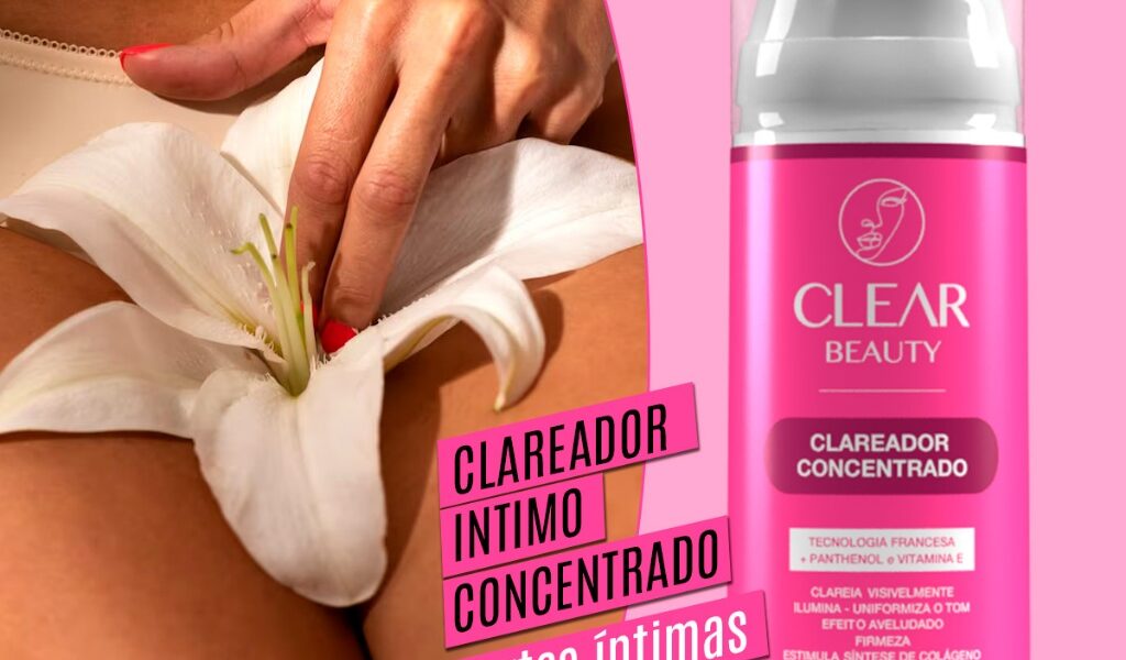 Clareador Intimo Clareador de Manchas na Pele Virilha e Axila e Partes Intimas - Clear Beauty