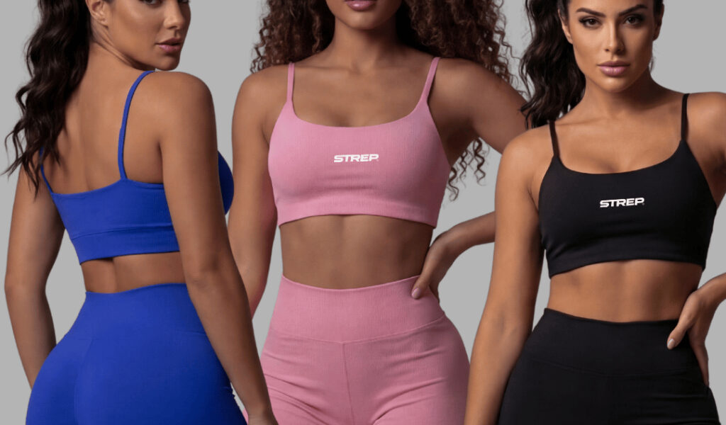 Kit 3 Conjunto Feminino Academia Shorts + Top Alcinha Virginia Treino Meia Coxa