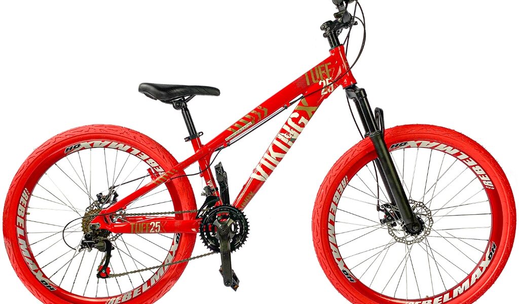 Bicicleta VikingX Tuff X25 Aro 26 MTB 21v Freeride Downhill Pneus Kenda Coloridos