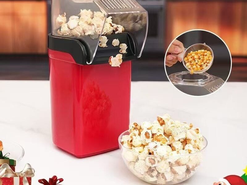 Pipoqueira Elétrica Ar Quente Máquina Fazer Pipoca Sem Óleo 110V--2751
