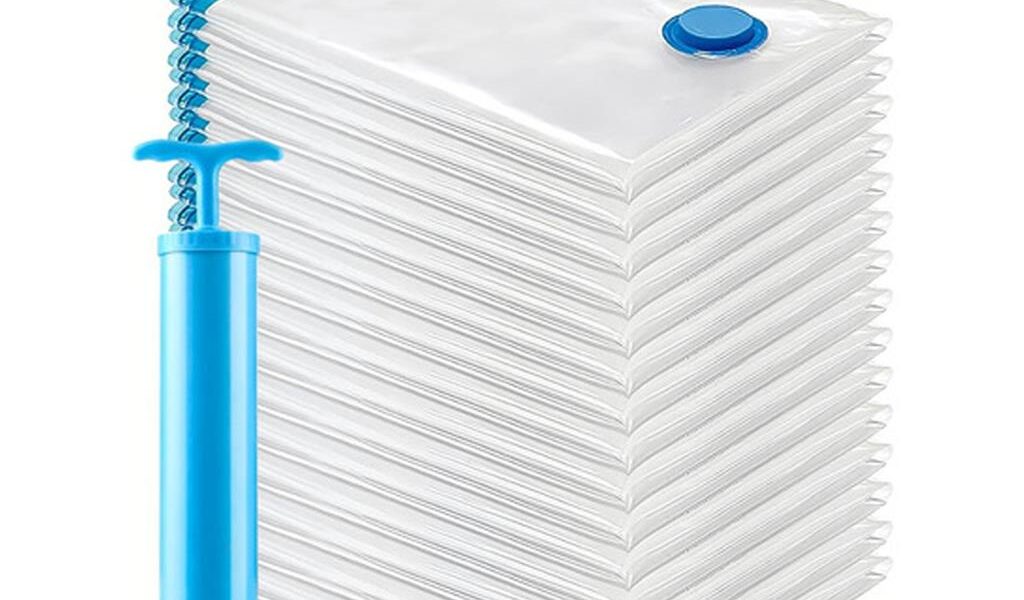 Kit 10 Saco a Vácuo + Bomba Organizador Para Viagem 50x60cm