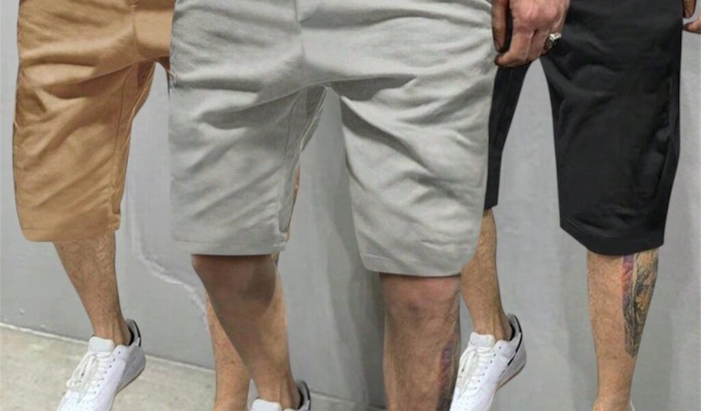 Kit 3 Bermuda Sarja Colorida Premium Masculino Diversa Cores