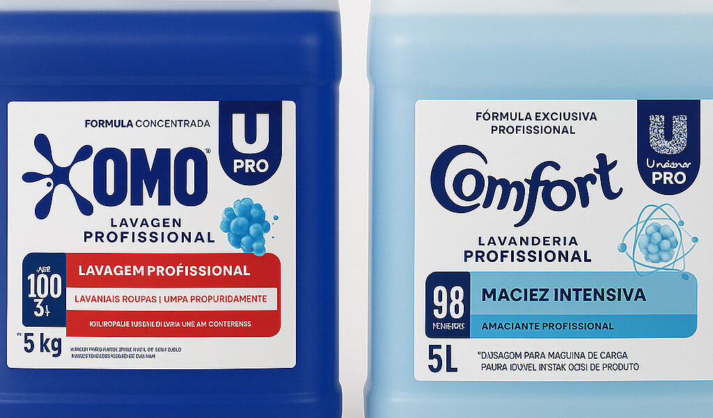 KIT PROFISSIONAL – SABÃO LÍQUIDO + AMACIANTE CONCENTRADO (5L + 5L)