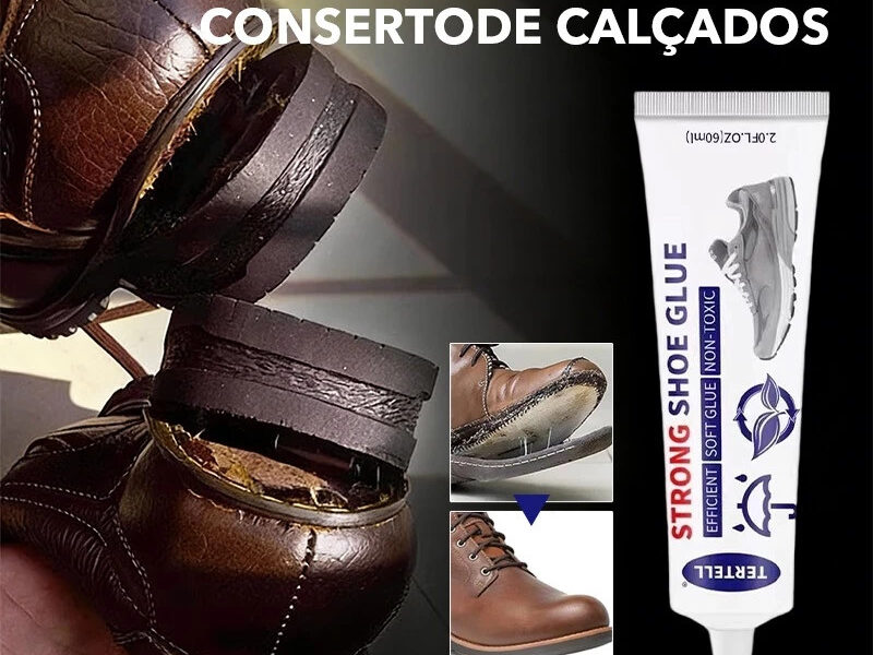 KIT 1/2/3 Cola Calçados Cola Pra Conserto De Sapatos Cola Para Conserto De Sapatos Resistente A Altas Temperaturas