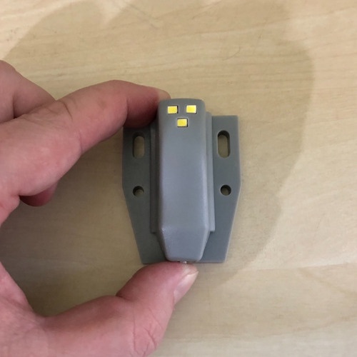 (5pçs) Luminaria Led Automatica Closet Armarios Guarda Roupa