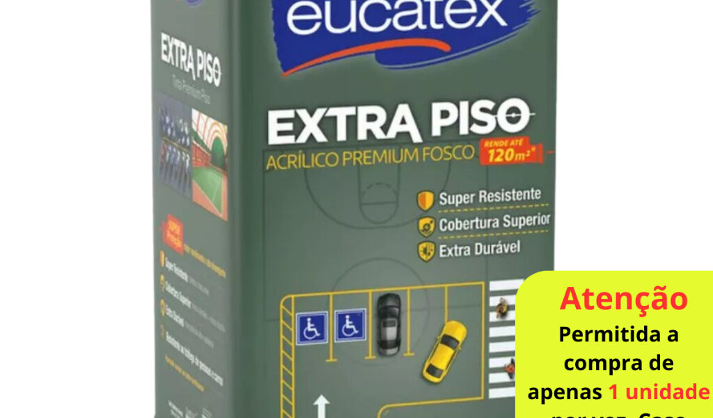 Tinta Acrilica Eucatex Premium Extra Piso Lata 18lts- Cores